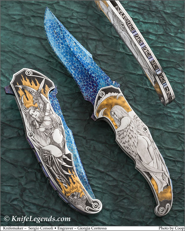 Custom Knives Handmade by Sergio Consoli For Sale by Knife Treasures