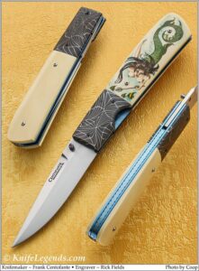 Frank Centofante custom knife