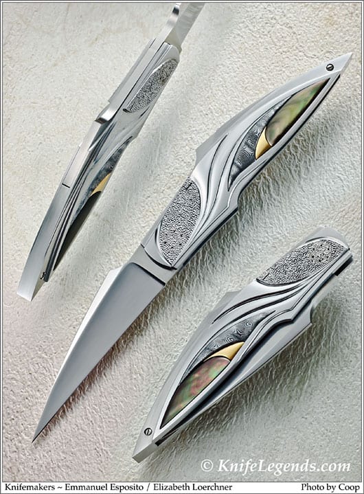 Emmanuel Esposito & Elizabeth Loerchner custom knife