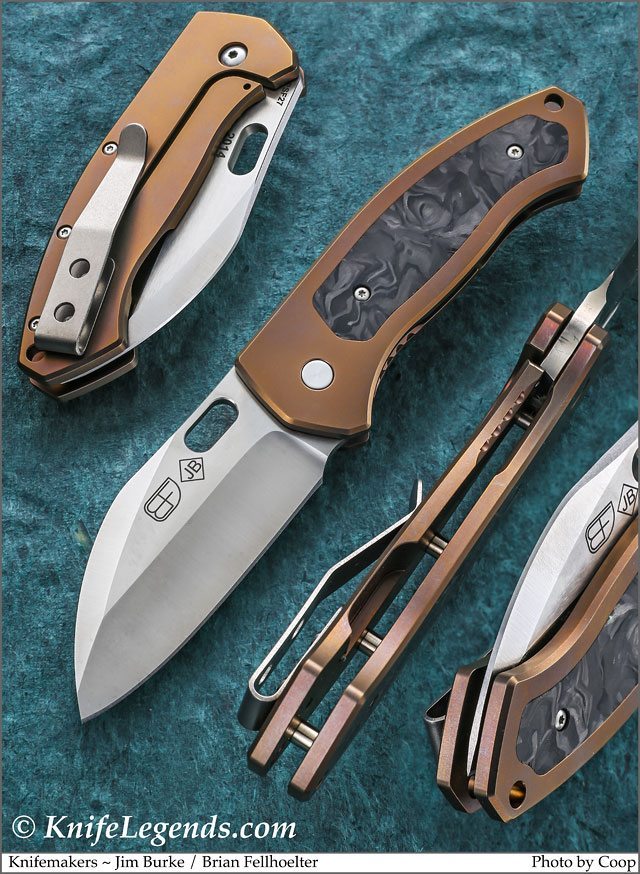 Brian Fellhoelter and Jim Burke custom knife