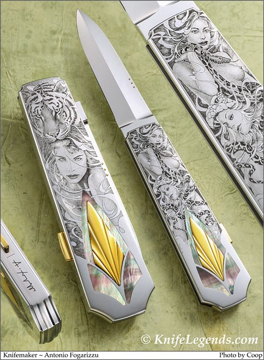 Antonio Fogarizzu custom knife