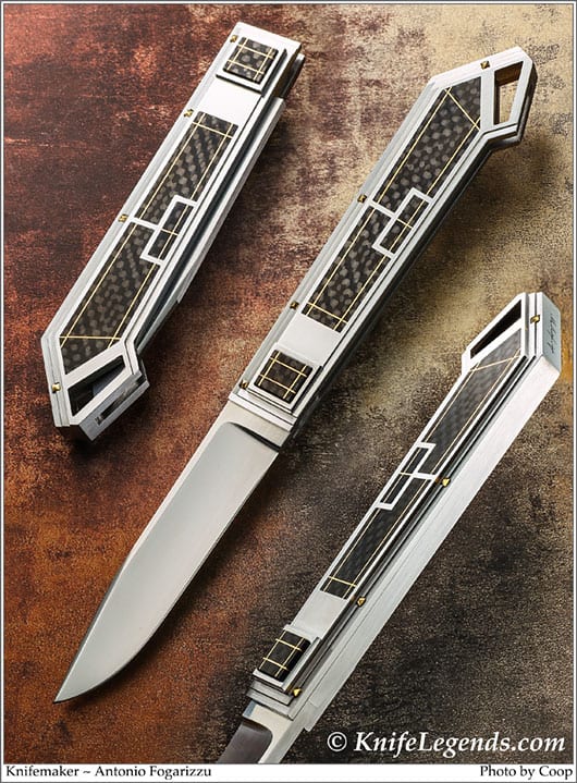 Antonio Fogarizzu custom knife
