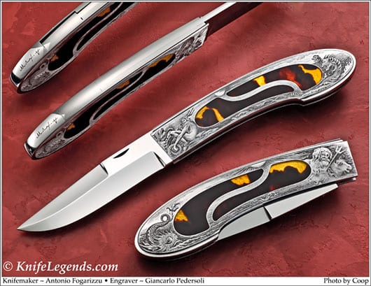 Antonio Fogarizzu custom knife