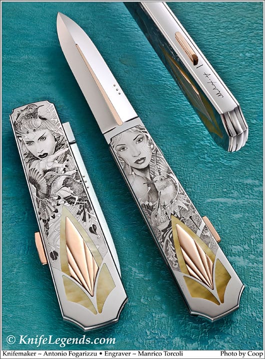 Antonio Fogarizzu custom knife