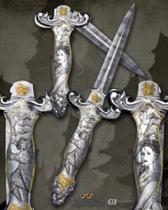 Shaun and Sharla Hansen custom knife