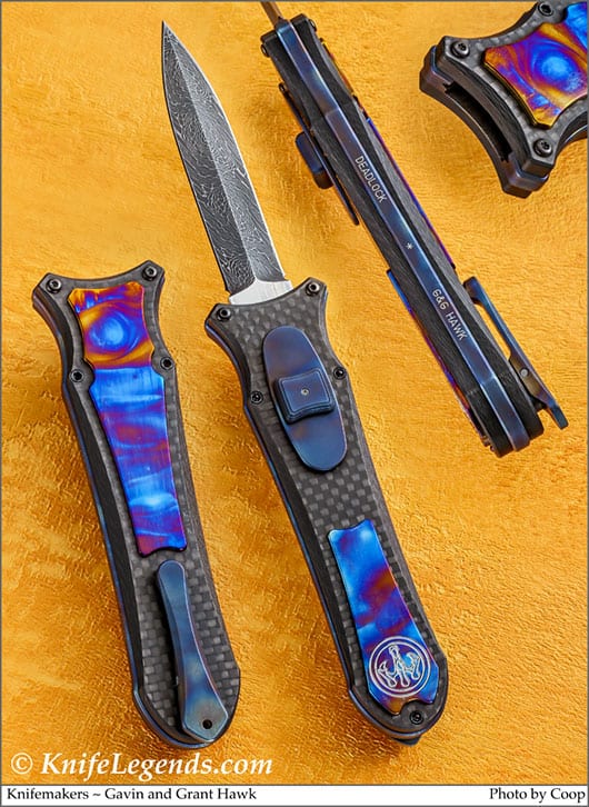 Gavin and Grant Hawk custom knife