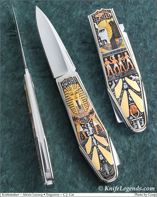 Alexis Lecocq custom knife