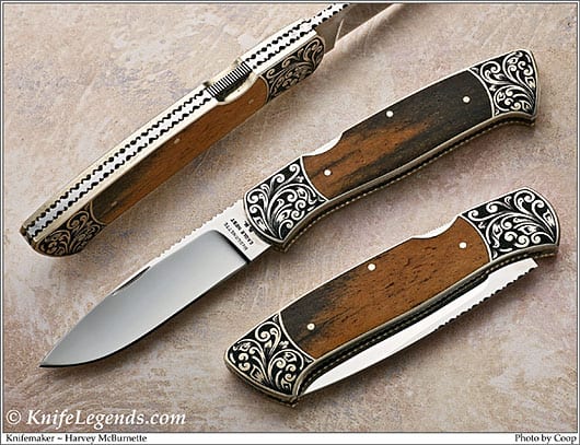 Harvey McBurnette custom knife