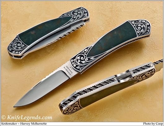 Harvey McBurnette custom knife
