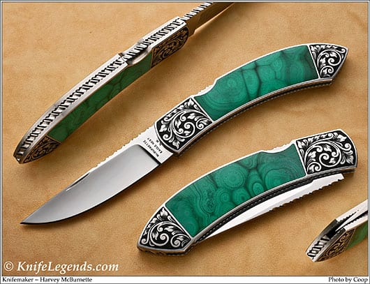Harvey McBurnette custom knife