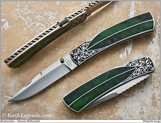 Harvey McBurnette custom knife