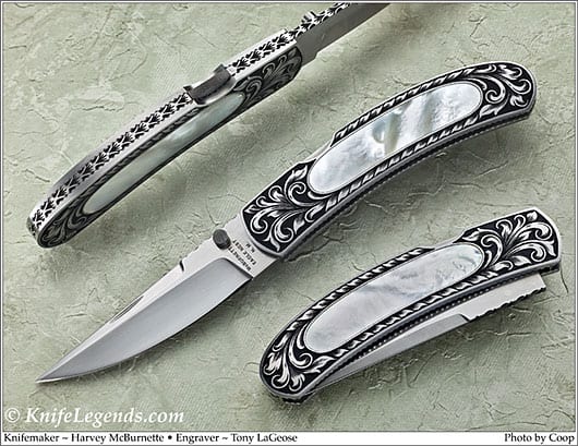 Harvey McBurnette custom knife