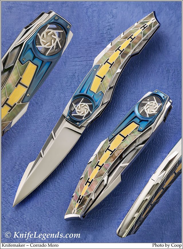 Corrado Moro custom knife