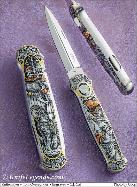 Tom Overeynder custom knife