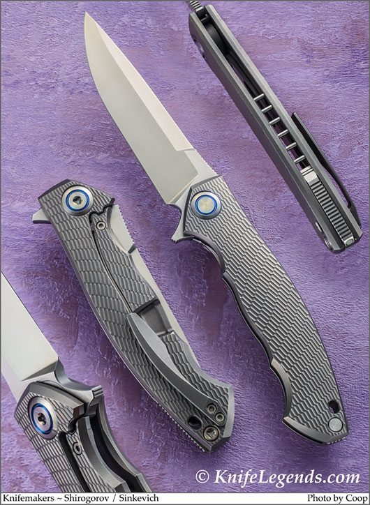 Sergey Shirogorov and Dmitry Sinkevich custom knife