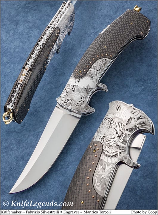 Fabrizio Silvestrelli custom knife