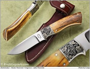 Buster Warenski custom knife