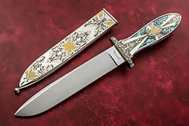 Buster Warenski custom knife