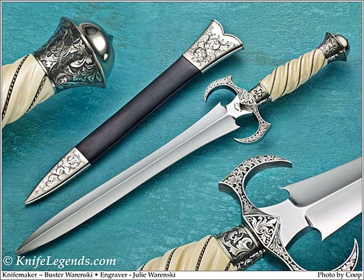 Buster Warenski custom knife