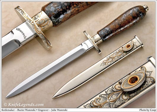 Buster Warenski custom knife